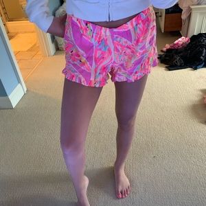 Lilly Pulitzer ruffle shorts